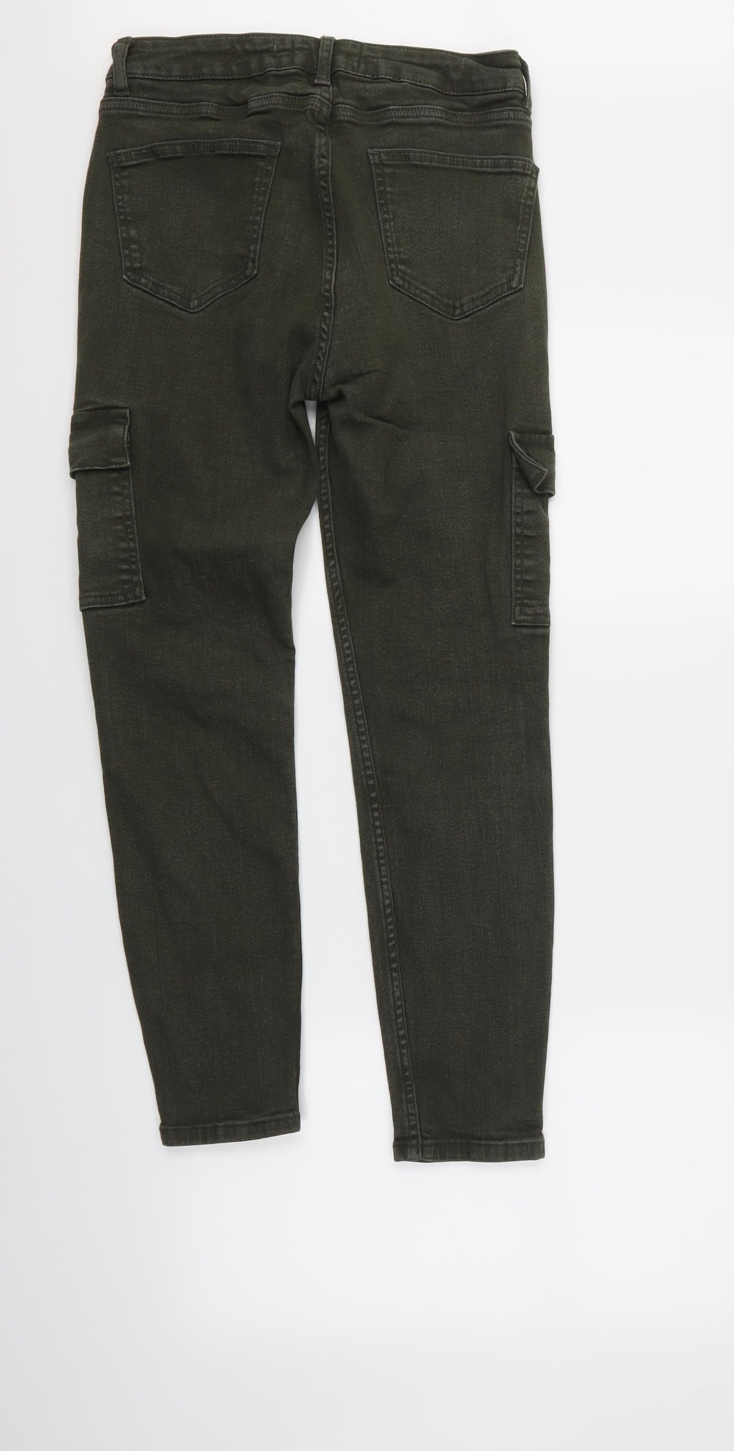 Jenna Womens Green  Denim Skinny Jeans Size 10 L25 in