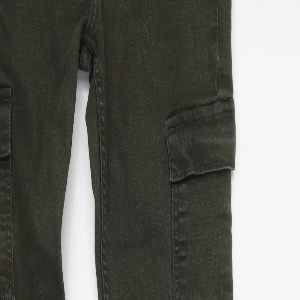 Jenna Womens Green  Denim Skinny Jeans Size 10 L25 in