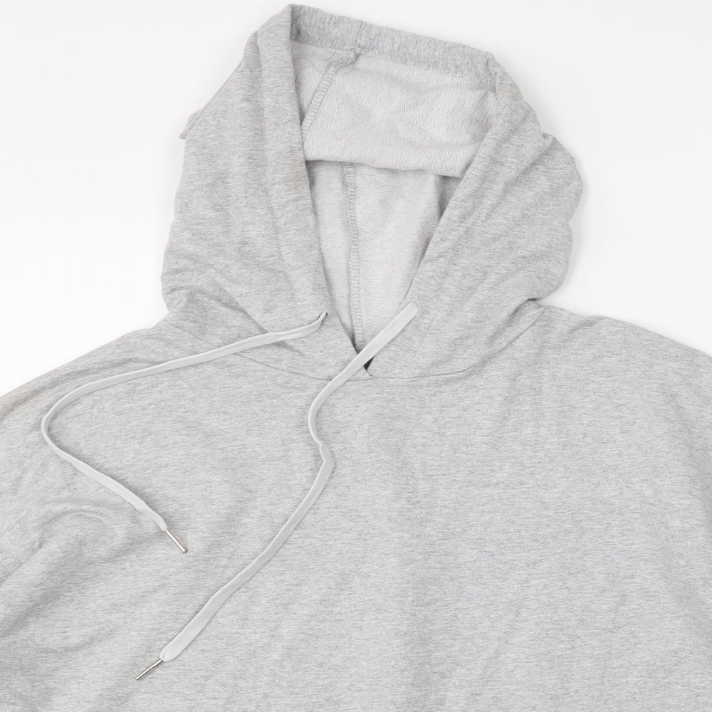 Preworn Womens Grey Check  Pullover Hoodie