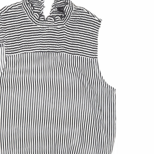 Atmosphere Womens Multicoloured Striped  Basic Blouse Size 10