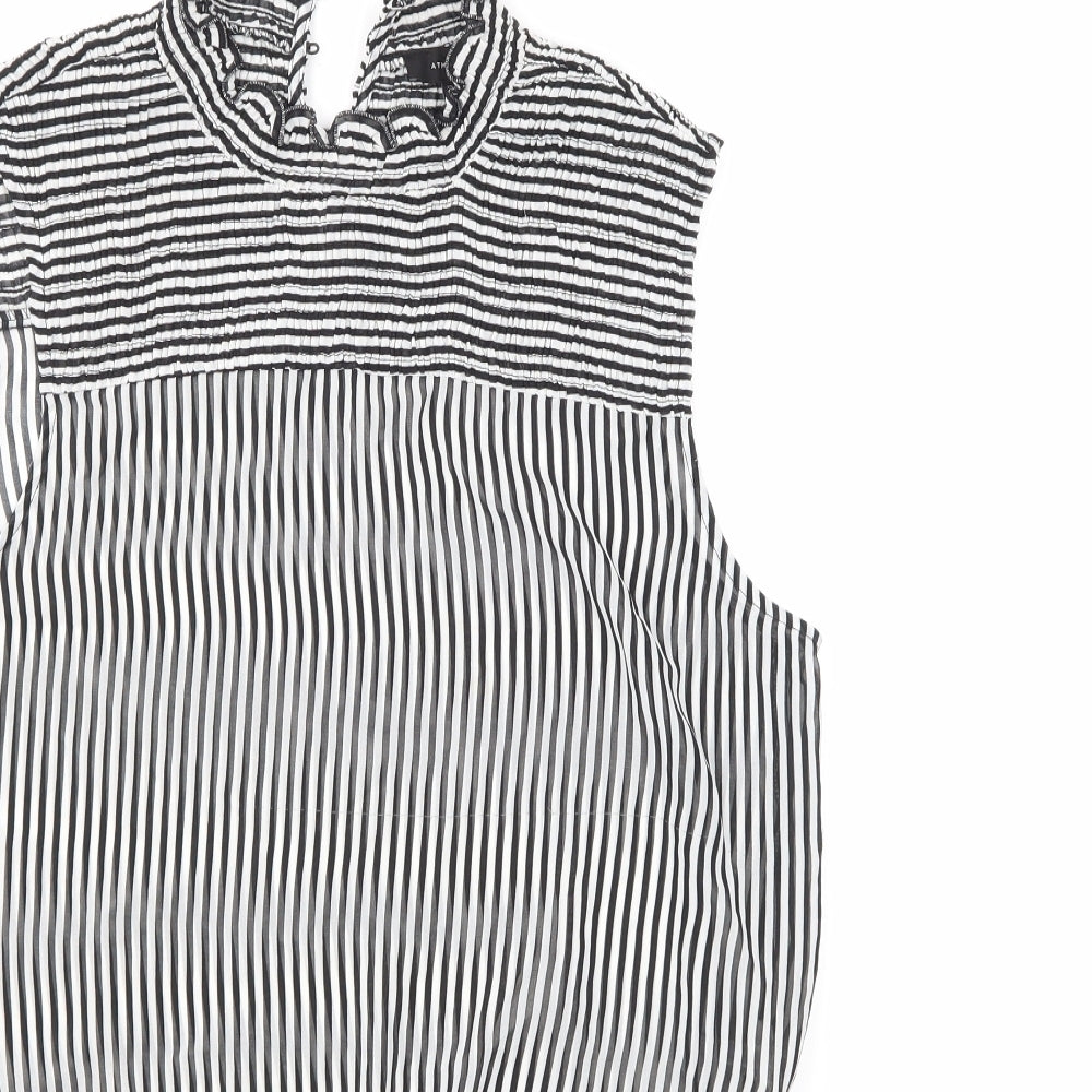 Atmosphere Womens Multicoloured Striped  Basic Blouse Size 10