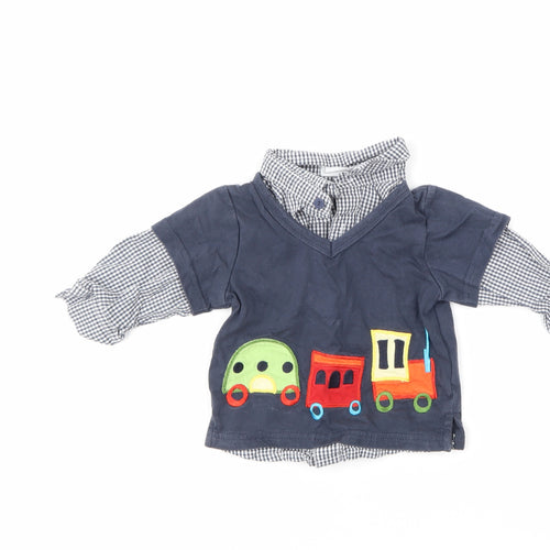 H&M Boys Blue   Pullover Jumper Size 3-6 Months