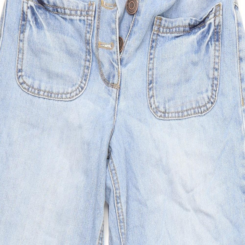 NEXT Girls Blue  Denim Cropped Jeans Size 10 Years