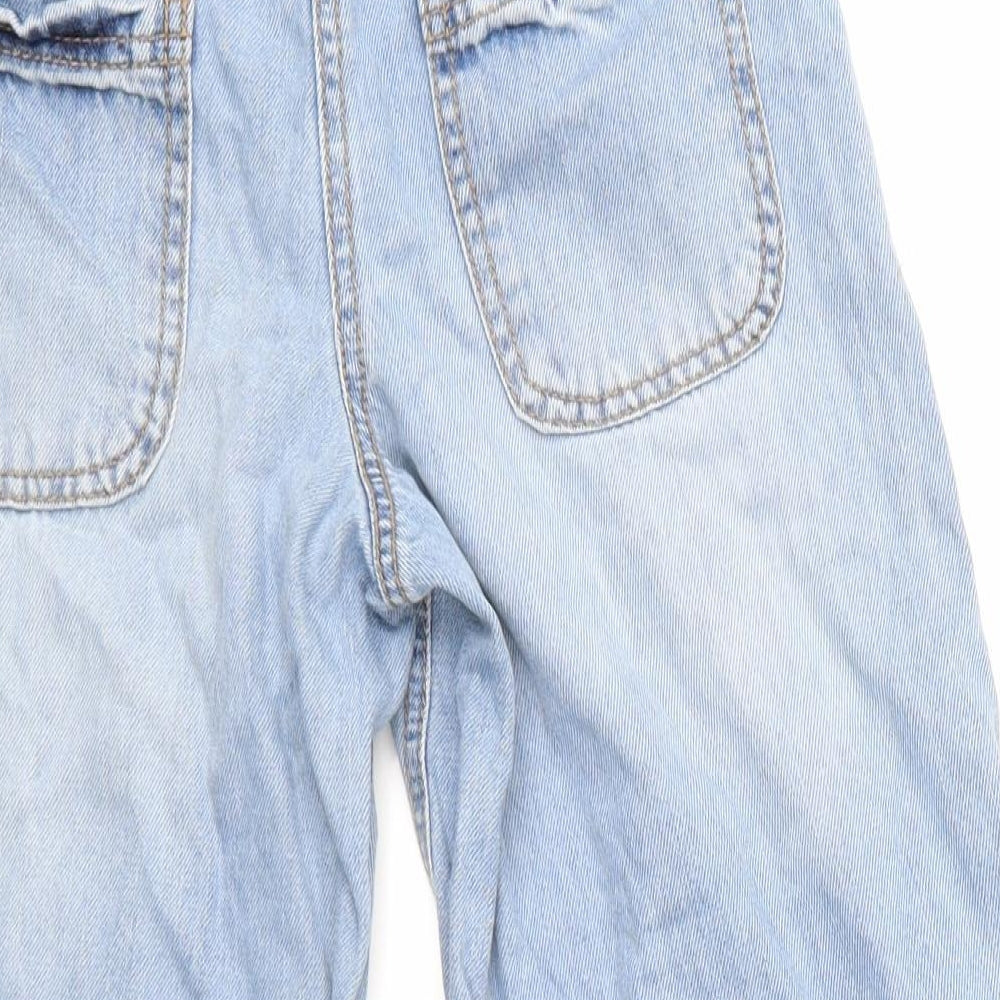 NEXT Girls Blue  Denim Cropped Jeans Size 10 Years