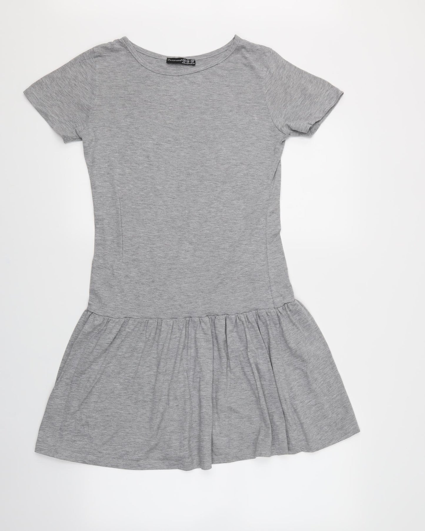 Atmosphere Womens Grey   T-Shirt Dress  Size 10