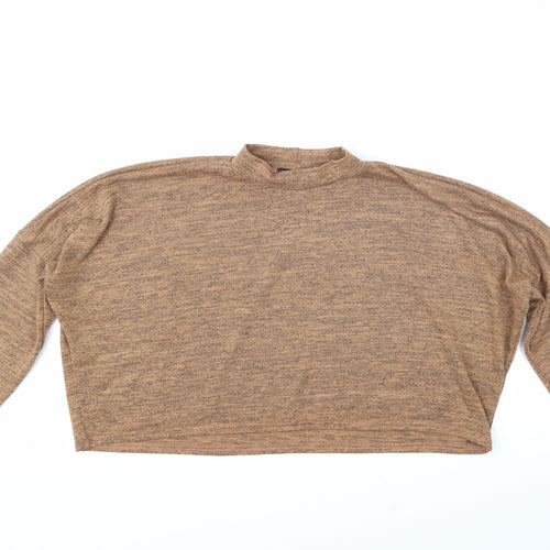I SAW IT FIRST Womens Brown   Pullover Jumper Size 10