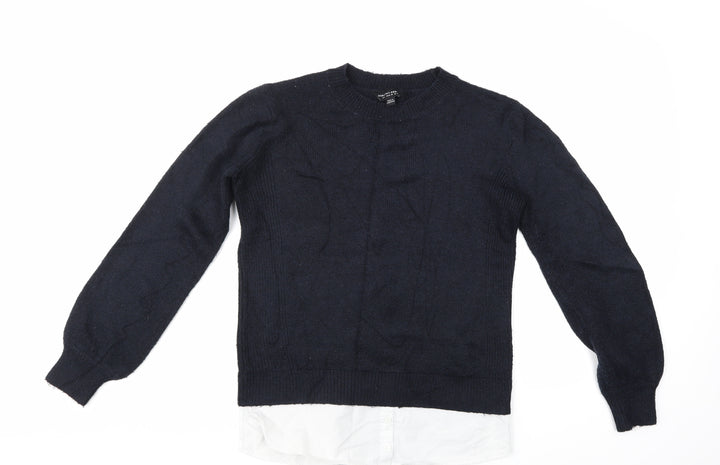 Dorothy Perkins Womens Black Pullover Jumper Size 8