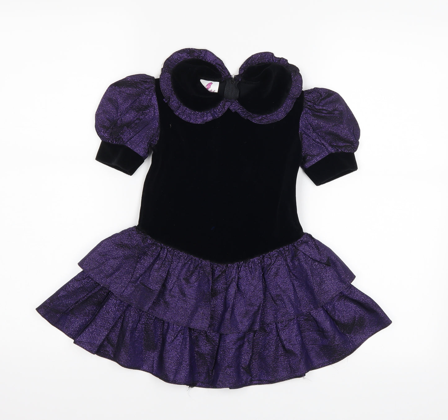 graceful Girls Black   Fit & Flare  Size 2 Years
