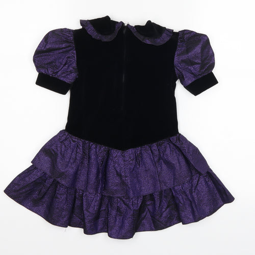 graceful Girls Black   Fit & Flare  Size 2 Years