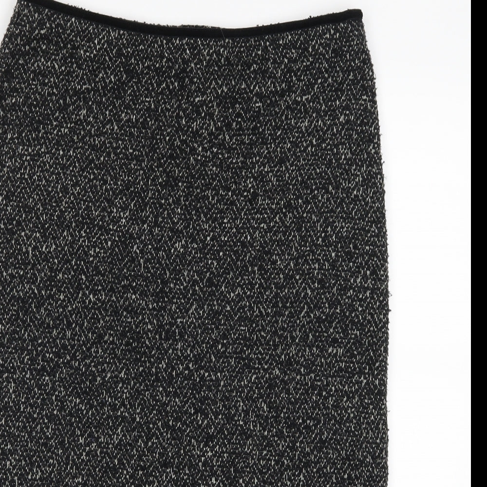 Marks and Spencer Womens Black   A-Line Skirt Size 12