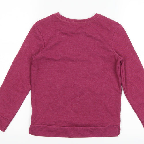 George Girls Purple   Pullover Jumper Size 7-8 Years