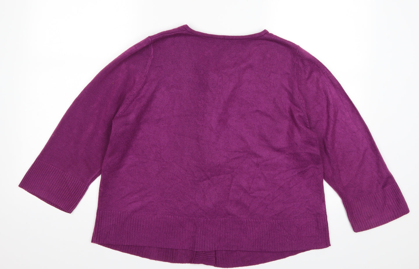 Matalan Womens Purple   Cardigan Jumper Size 20