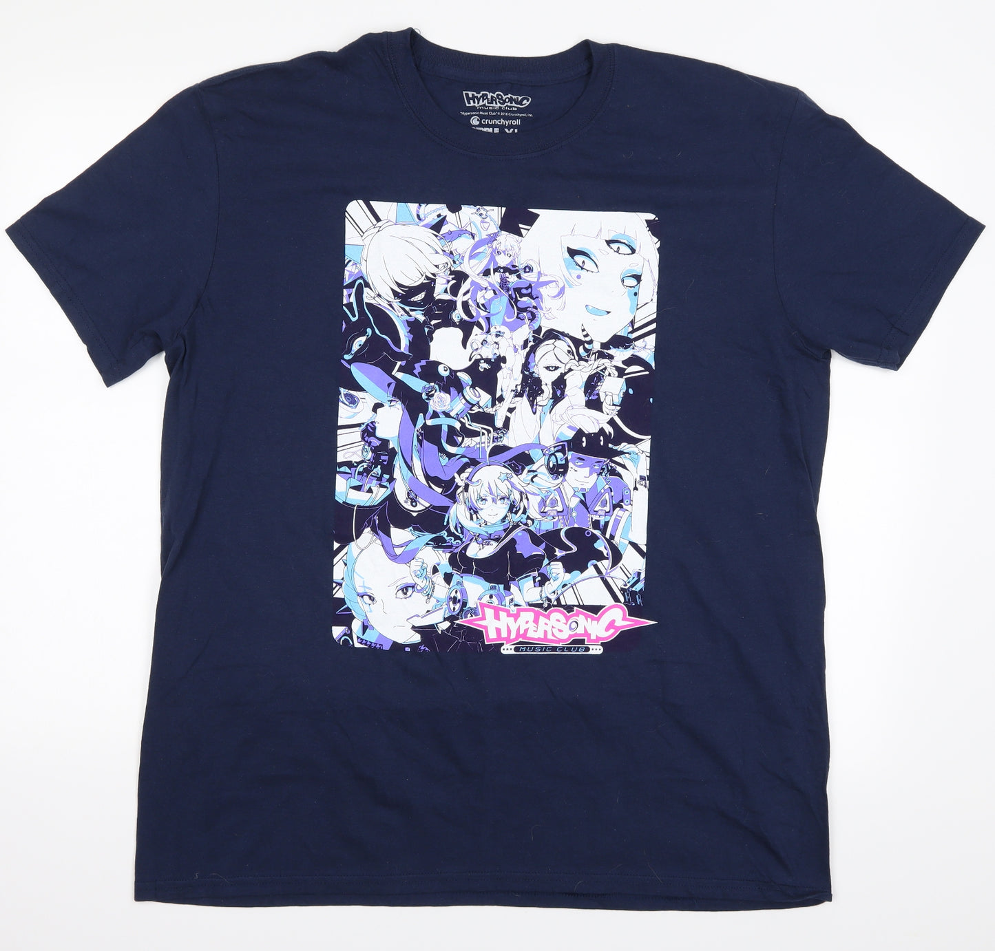 hypersonic Mens Blue    T-Shirt Size XL
