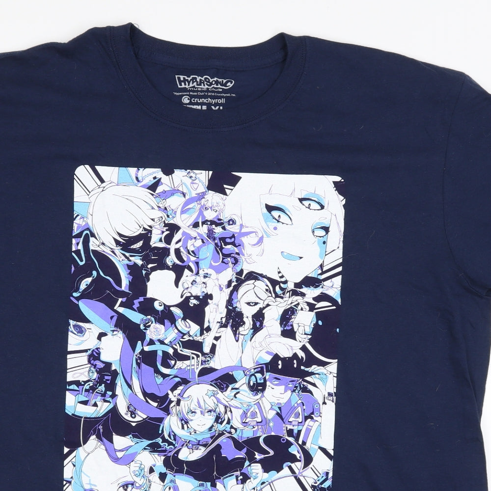 hypersonic Mens Blue    T-Shirt Size XL