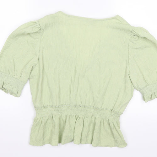 Pull&Bear Womens Grey   Basic Blouse Size L
