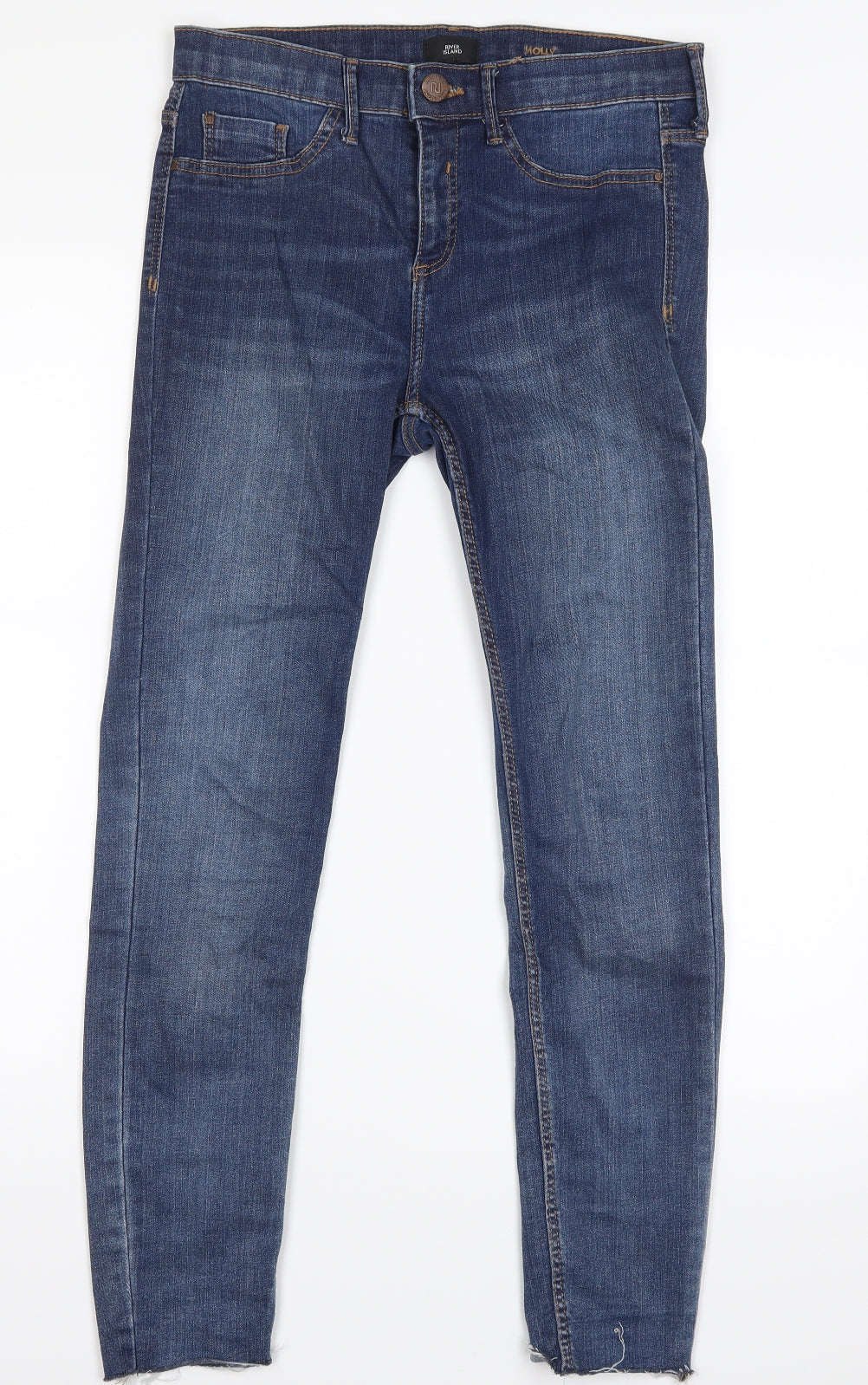 River Island Womens Blue   Skinny Jeans Size 10 L27 in