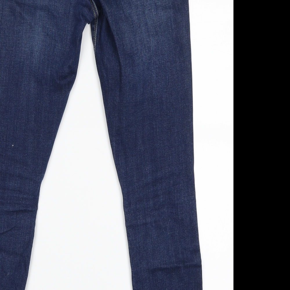 River Island Womens Blue   Mom Jeans Size 10 L26 in
