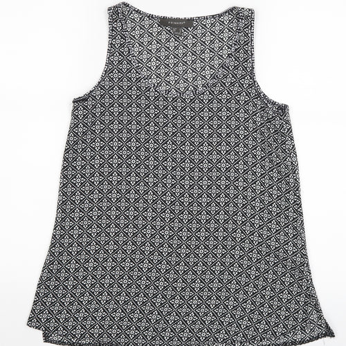 Primark Womens Black Polka Dot  Basic Blouse Size 4