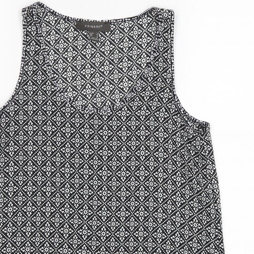 Primark Womens Black Polka Dot  Basic Blouse Size 4