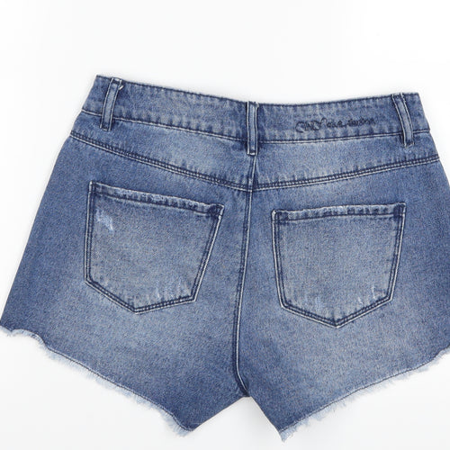 Only Womens Blue   Cut-Off Shorts Size 26