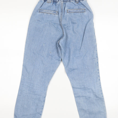 River Island Girls Blue   Cropped Jeans Size 10 Years
