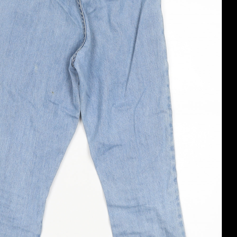 River Island Girls Blue   Cropped Jeans Size 10 Years