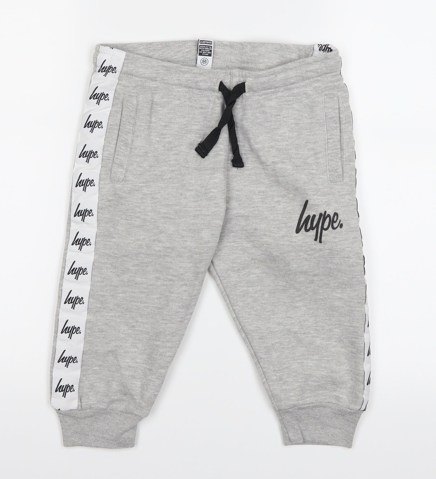 Hype Boys Grey   Sweat Shorts Size 7 Years