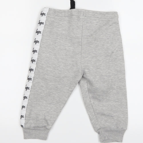 Hype Boys Grey   Sweat Shorts Size 7 Years