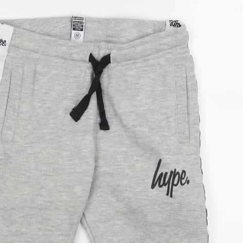 Hype Boys Grey   Sweat Shorts Size 7 Years