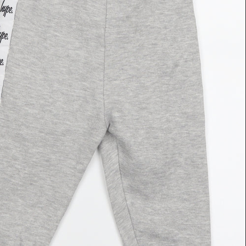 Hype Boys Grey   Sweat Shorts Size 7 Years