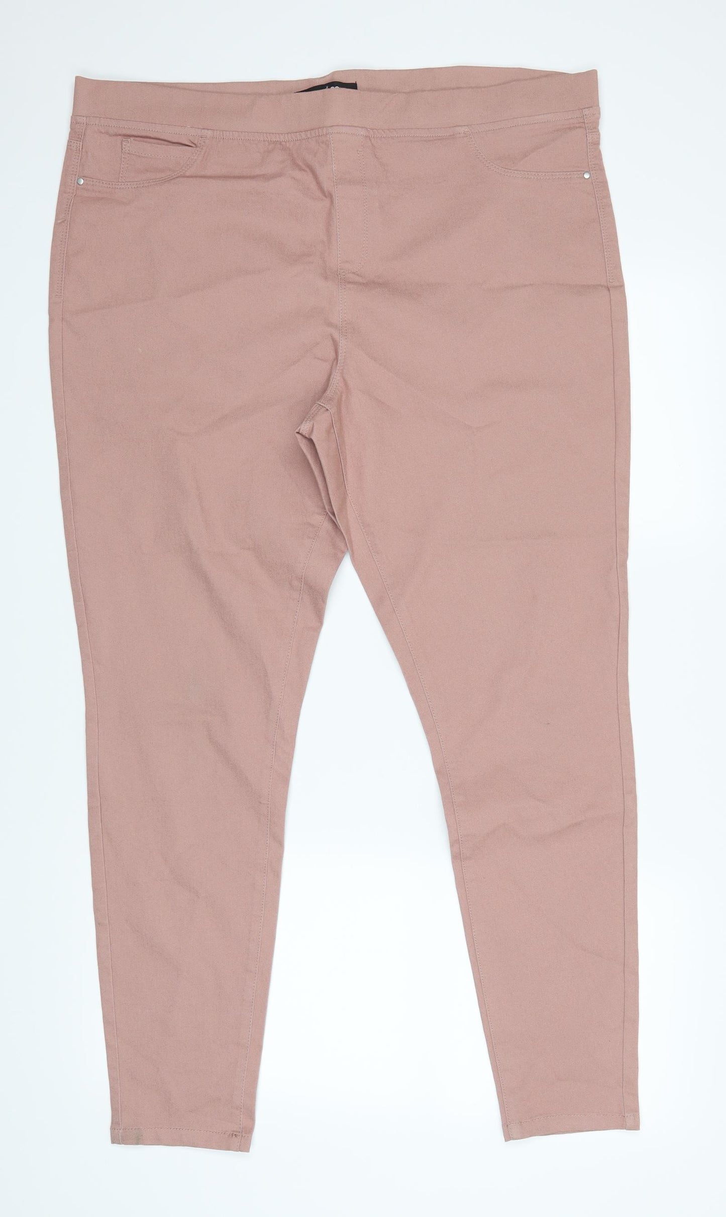 Pep&co Womens Pink   Jegging Leggings Size 18 L28 in