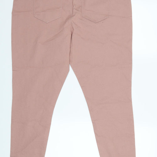 Pep&co Womens Pink   Jegging Leggings Size 18 L28 in