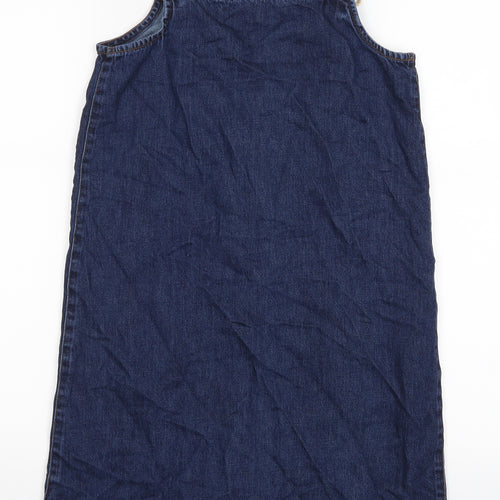 River Island Girls Blue   Pinafore/Dungaree Dress  Size 10 Years