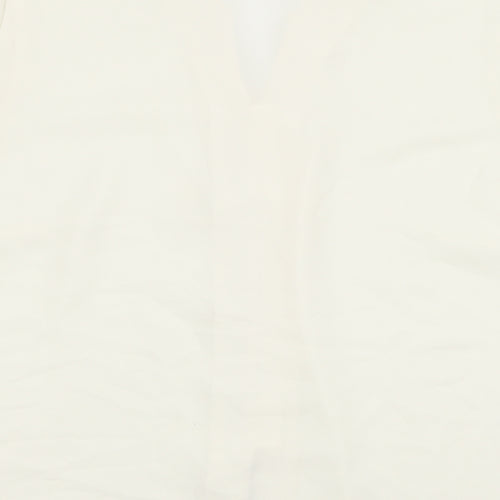 Marks and Spencer Womens Ivory   Basic Button-Up Size 18