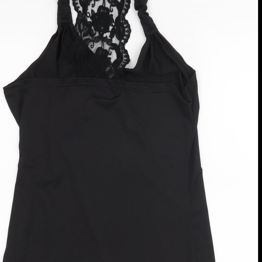 Preworn Womens Black   Basic Tank Size L