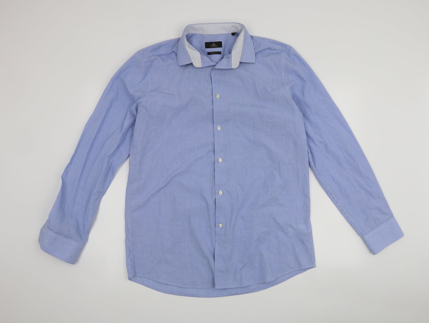 NEXT Mens Blue    Button-Up Size 16