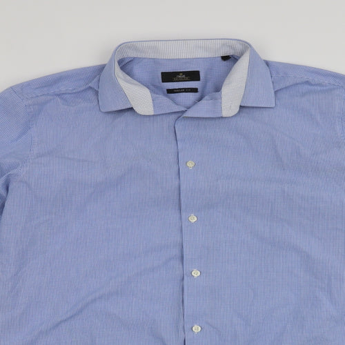 NEXT Mens Blue    Button-Up Size 16