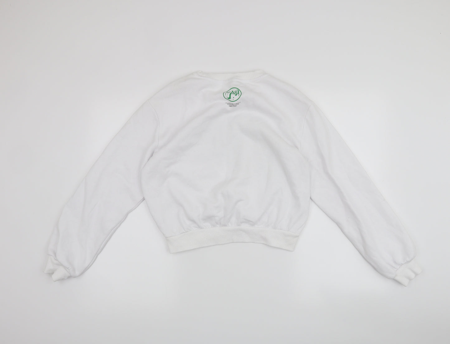 H&M Womens White   Pullover Jumper Size S