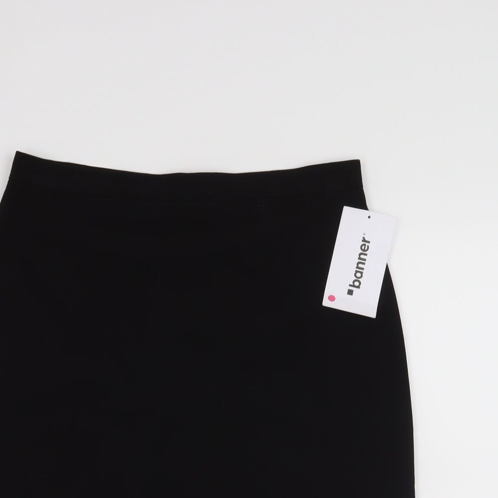 Banner Womens Black   Straight & Pencil Skirt Size 34 in