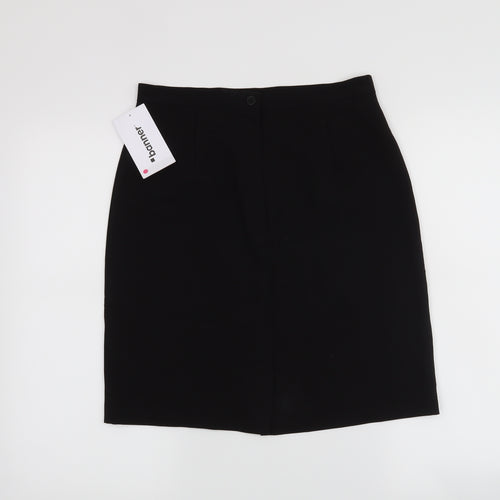 Banner Womens Black   Straight & Pencil Skirt Size 24 in