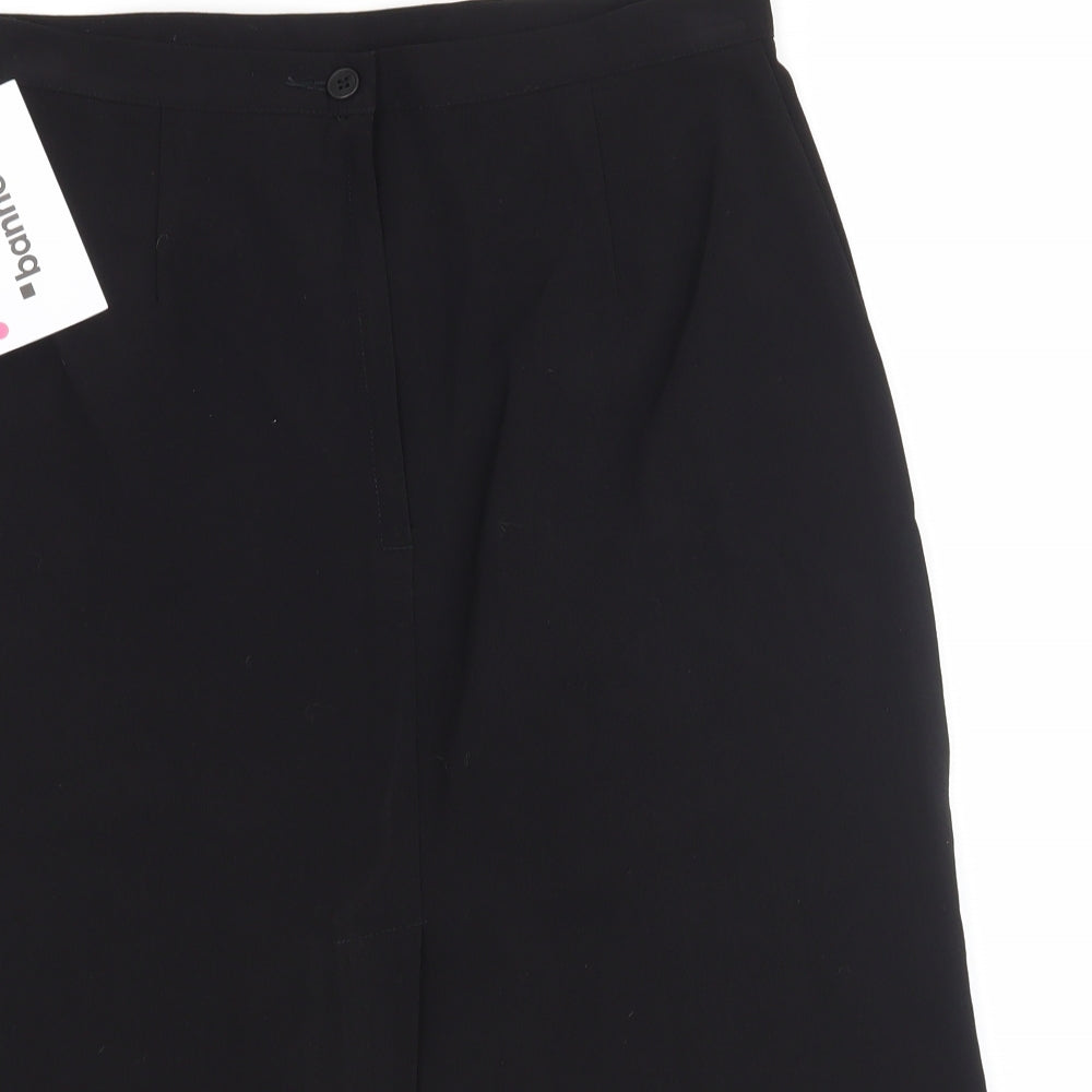 Banner Womens Black   Straight & Pencil Skirt Size 26 in