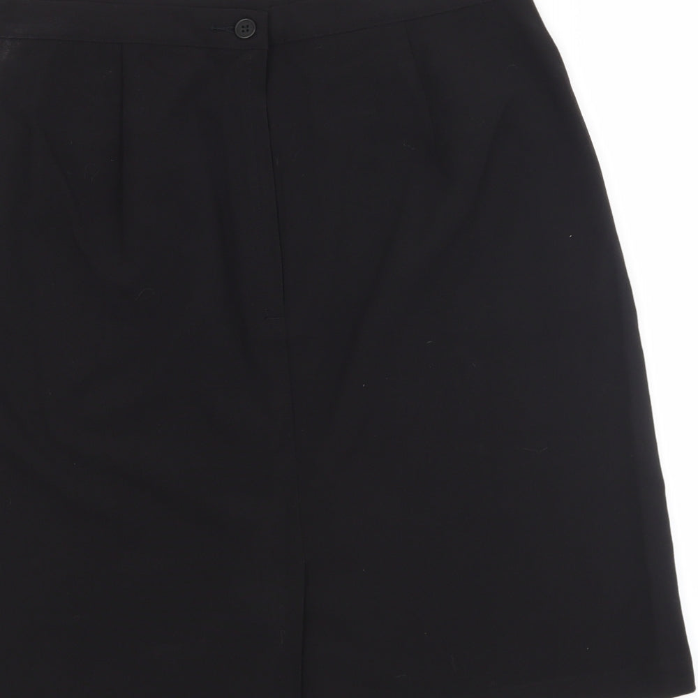 Banner Womens Black   Straight & Pencil Skirt Size 28 in