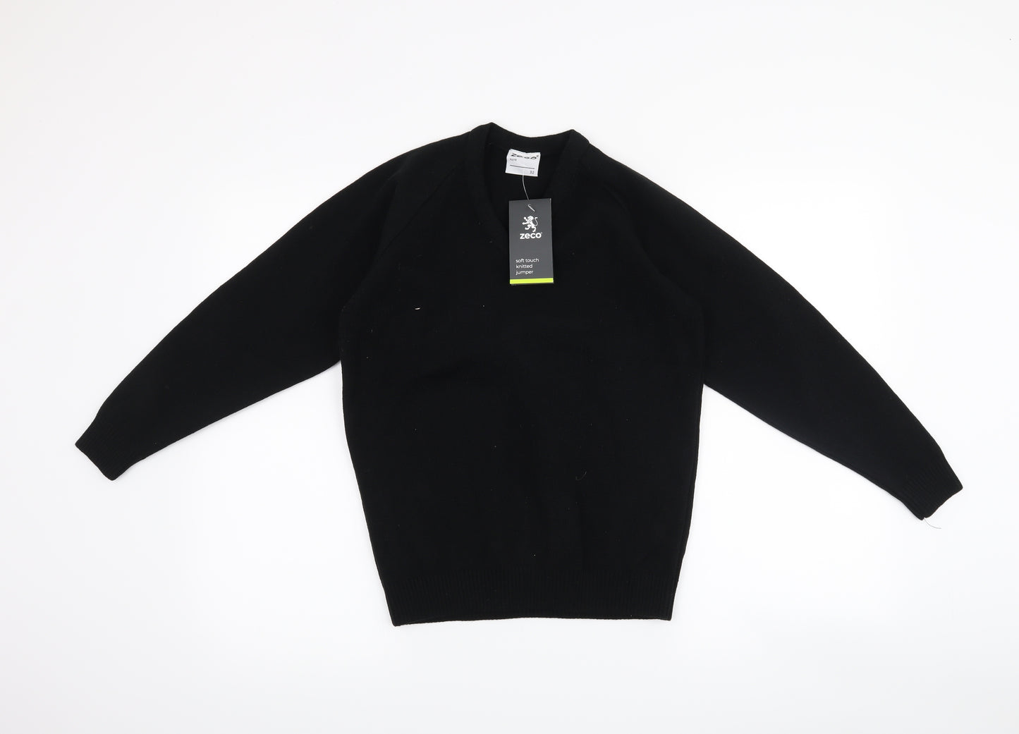 Zeco Boys Black   Pullover Jumper Size S