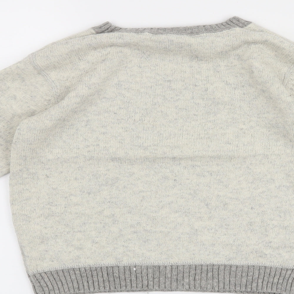 NEXT Boys Grey   Pullover Jumper Size 3-4 Years