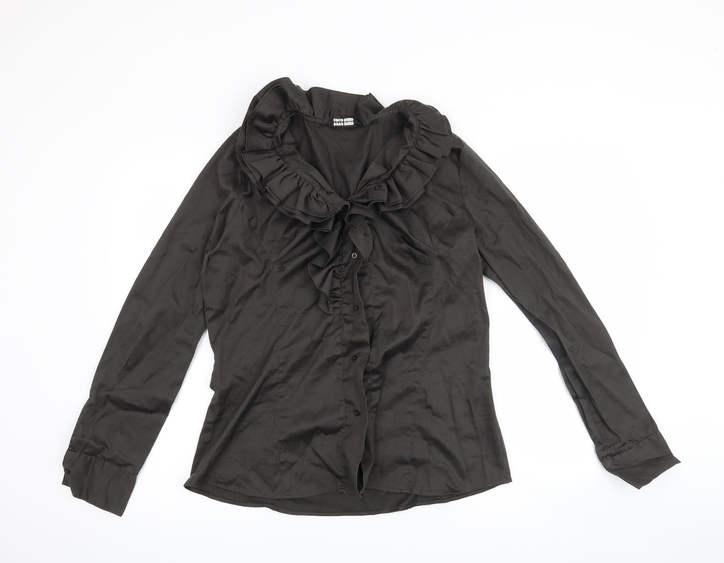 YAYA Womens Grey   Basic Blouse Size 14