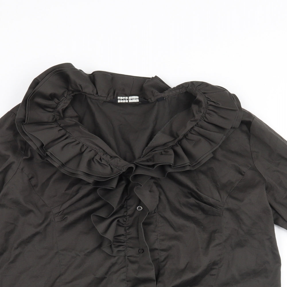 YAYA Womens Grey   Basic Blouse Size 14