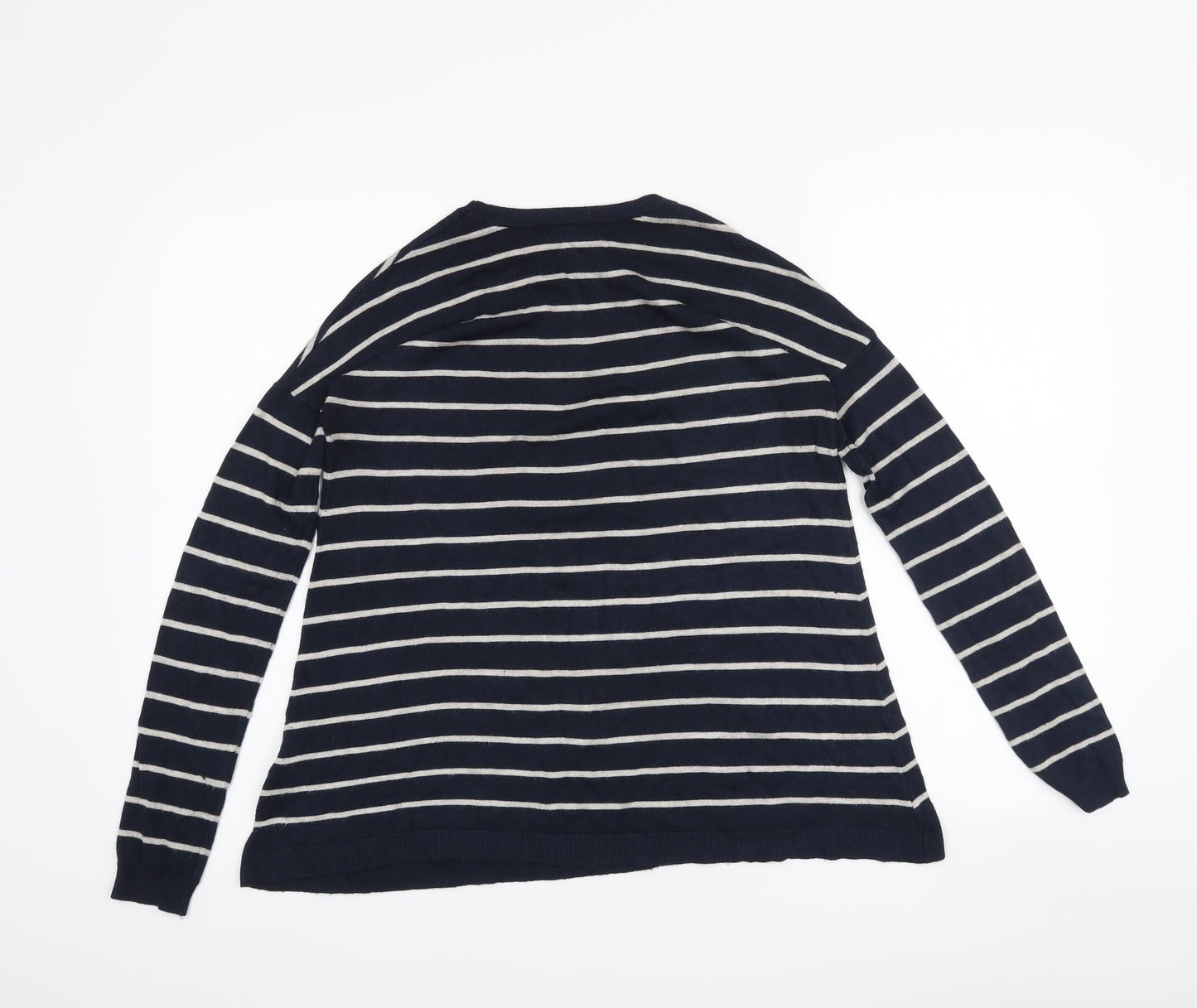 Atmosphere Womens Blue Striped  Pullover Jumper Size 8