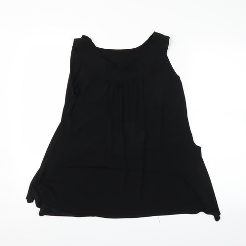Preworn Womens Black   Basic T-Shirt Size L