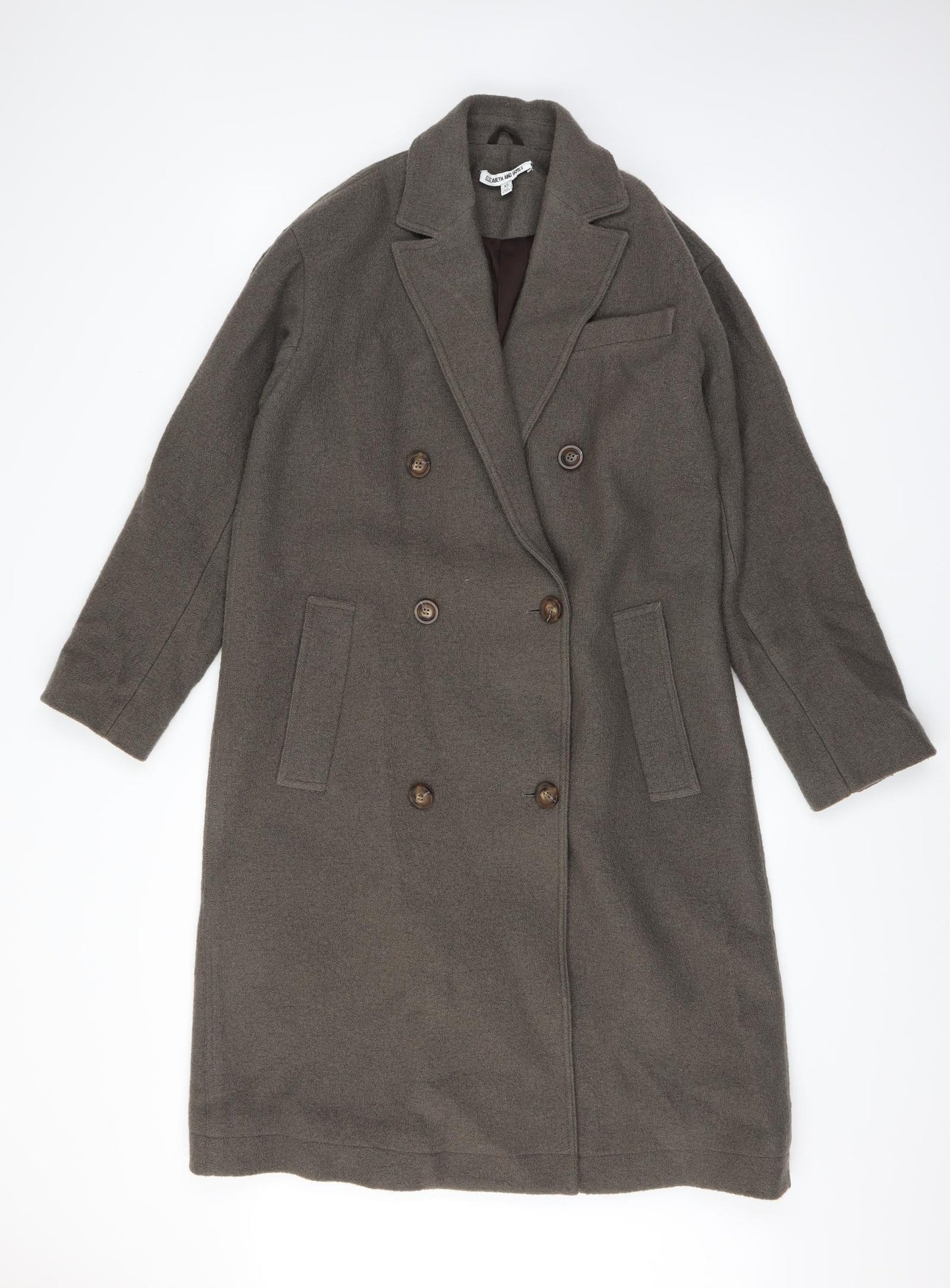 elizabeth and james Womens Brown   Overcoat Coat Size XS