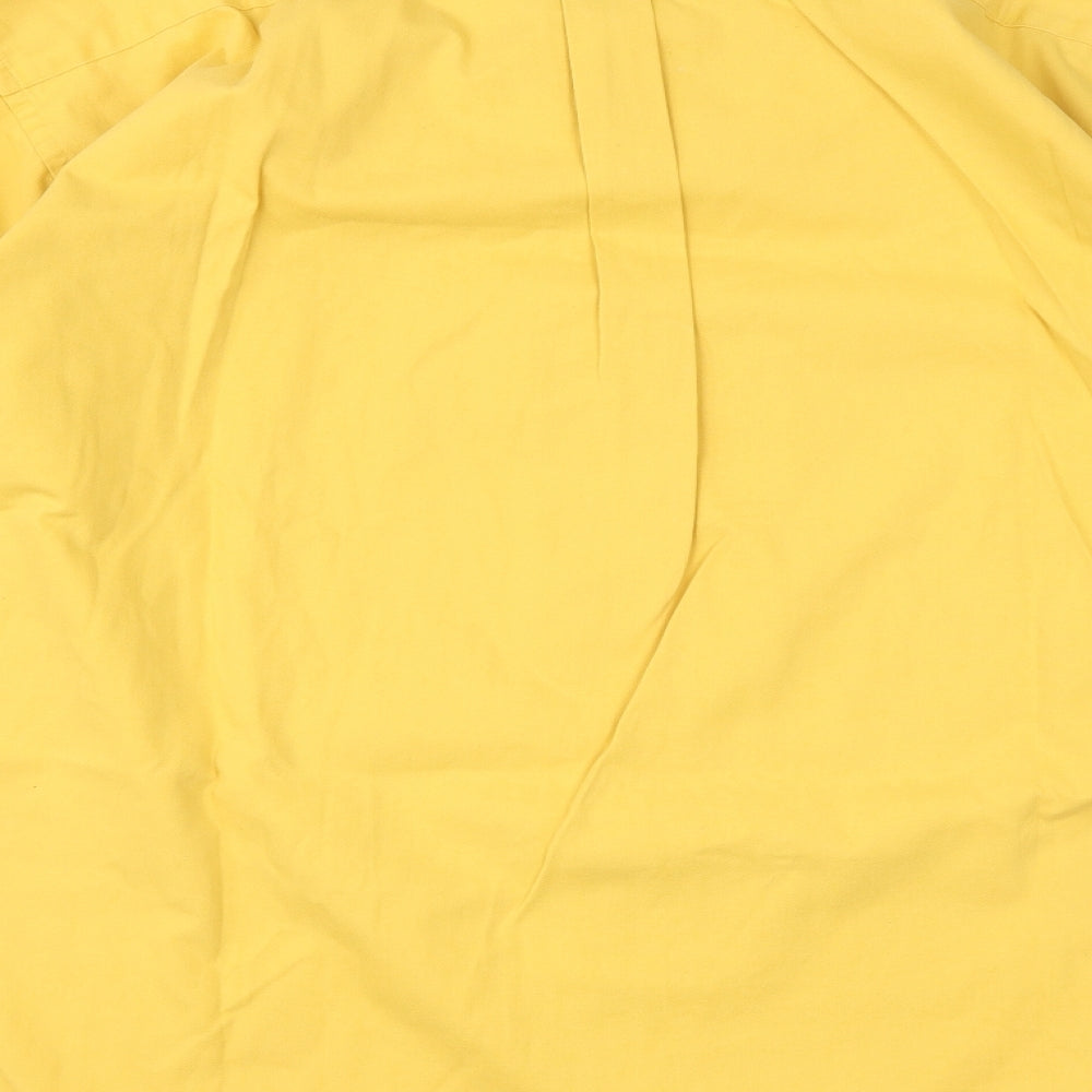 Marks and Spencer Mens Yellow    Dress Shirt Size XL